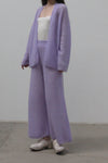 SWAYING/KNIT Seamless Mohair Suit SW212SZ69 Lilac PS16